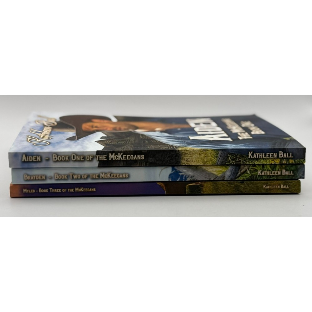 Kathleen Ball McKeegans Books 1-3 Lot Aiden Brayden Myles Western Romance